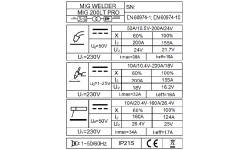 Inverter welding machine FORBY® MIG-200LT PRO