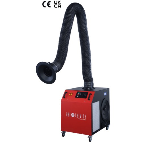 Mobile welding fume purification system AERSERVICE MONO PLUS W3 1.1kW 230V/50Hz - Mobile filter unit + 3 m flexible sleeve