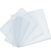 Protective polycarbonate rectangular glass - 90x110