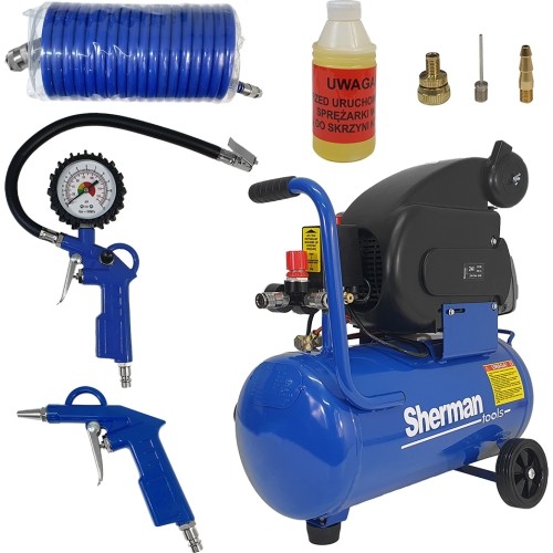 Oil reciprocating compressor 24l 8 bar AC2420