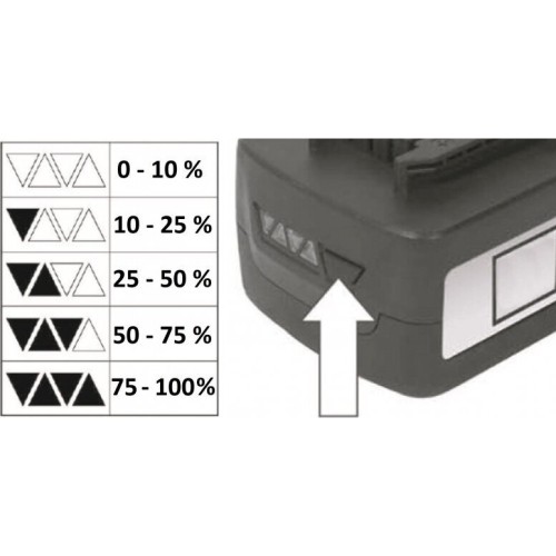 Battery for cordless tools WORCRAFT 20V 8.0Ah LI-ION