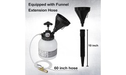 Stabdžių sistemos nuorinimo ir užpildymo įrenginys su ATF adapterių rinkinys