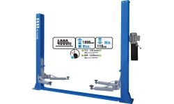 Hydraulic two post lift with mechanical safety locks, 4.0t - 4.0t, 220V