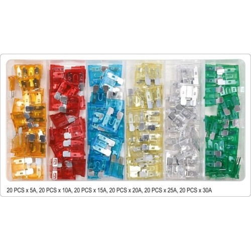 Car fuse set 120pcs STANDART