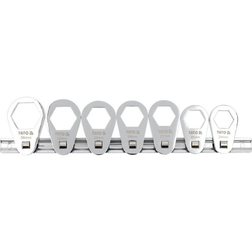 Ofsetinių tepalo filtrų raktų rink. 3/8" 7vnt.