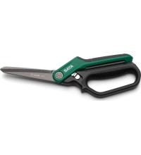 Rubber grip long-blade heavy duty scissors 280mm
