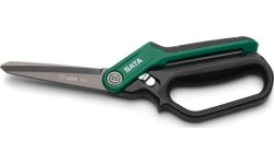 Rubber grip long-blade heavy duty scissors 280mm