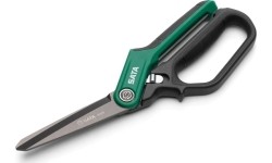 Rubber grip long-blade heavy duty scissors 280mm