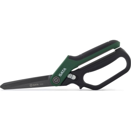Rubber grip long-blade heavy duty scissors 280mm