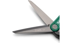 Rubber grip long-blade heavy duty scissors 280mm