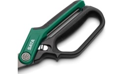 Rubber grip long-blade heavy duty scissors 280mm