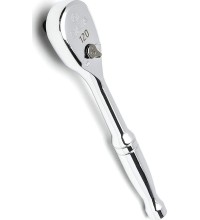 1/4" Dr. Quick-release ratchet (oval head, metal handle), 60 teeth 120P