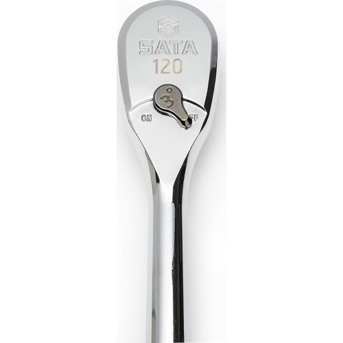 1/4" Dr. Quick-release ratchet (oval head, metal handle), 60 teeth 120P