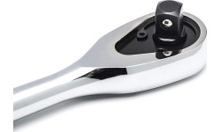 1/4" Dr. Quick-release ratchet (oval head, metal handle), 60 teeth 120P