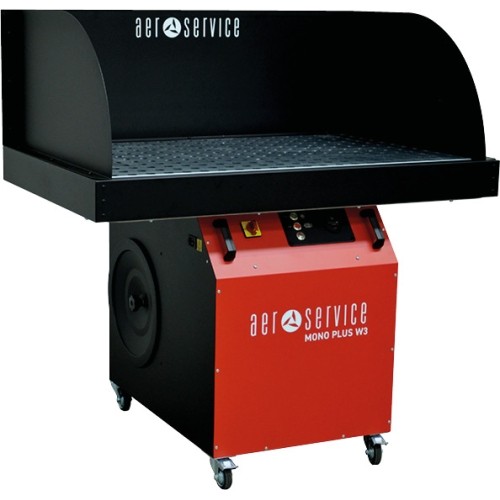 Mobile welding fume purification system AERSERVICE MONO PLUS W3 1.1kW 230V/50Hz - Mobile filter unit + bench