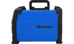 Inverterinis suvirinimo aparatas Sherman MMA 200 Speedy, su plastikiniu lagaminu ir priedais