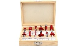 Frezų medžiui rinkinys (12vnt)