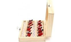 Frezų medžiui rinkinys (12vnt)