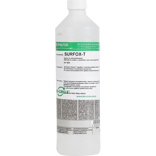 Priemonė nerūdijančio plieno siūlių valymui Greenox T (Surfox T) – 1 l 