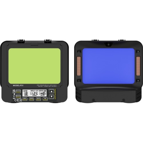 Automatic darkening welding mask flip-up with digital filter FS1