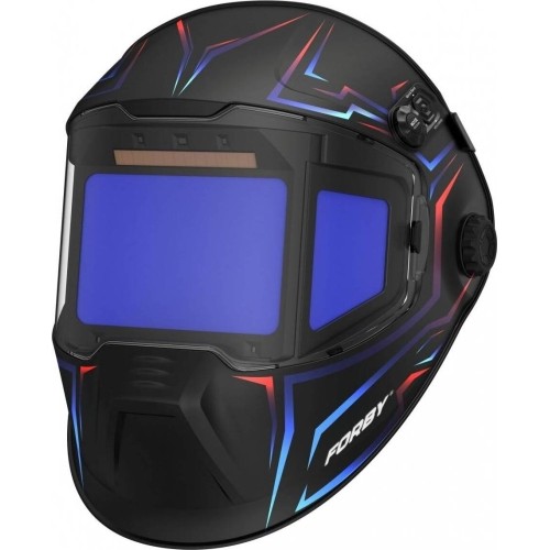 Suvirintojo skydelis FORBY su automatiniu/panoraminiu filtru