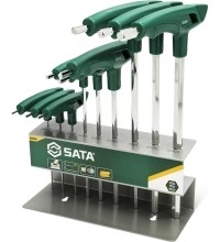 T tipo šešiakampių raktų rinkinys (H-2 - H-10) 9vnt.