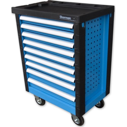 Tool trolley 6/9, blue