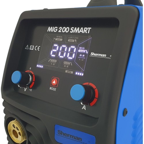 Inverterinis suvirinimo aparatas Sherman MIG 200 SMART