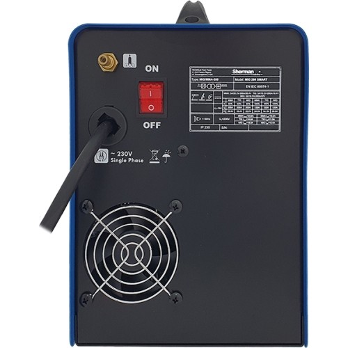 Inverter welder Sherman MIG 200 SMART