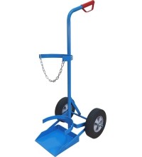 Vežimėlis vienam dujų balionui - Pilnaviduriai ratai