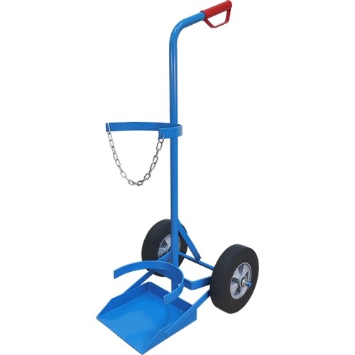 Single cylinder gas cylinder cart - Full +-250
