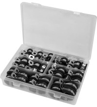 Užspaudžiamų gumuotų sąvaržų rinkinys 52vnt. (6-19mm)