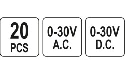 Measuring elements set (20pcs) for multimeter