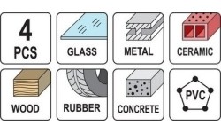 Technical markers set 4pcs
