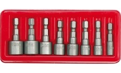 1/4" Nut setter set 8pcs 5-13mm