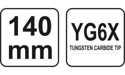 Žymeklis metalui / stiklui / keramikai 140mm