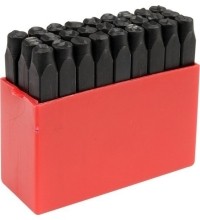 Letter stamp 6mm, 27pcs