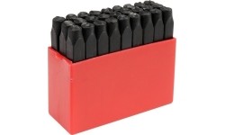 Letter stamp 6mm, 27pcs