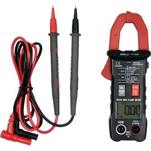 Digital clamp meter automatic AC/DC 600A