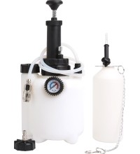 Stabdžių ir sankabos sistemos nuorinimo įrankis su pompa