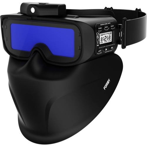 Automatic darkening welding googles with face mask ALT3