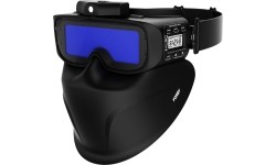 Automatic darkening welding googles with face mask ALT3