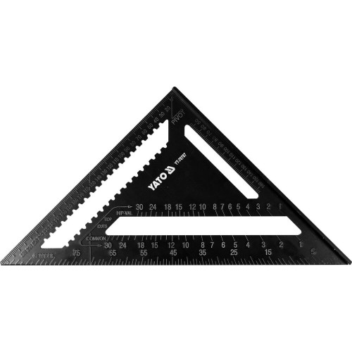 Aluminium angle square 300mm inch/metric scale