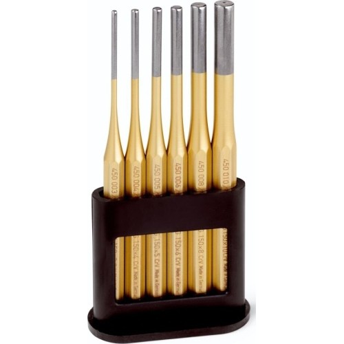 Pin punch set 6pcs RENNSTEIG