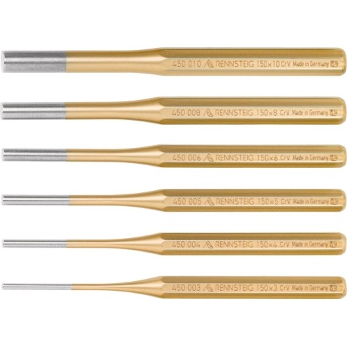 Pin punch set 6pcs RENNSTEIG