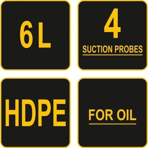 Vacuum oil manual extractor 6l