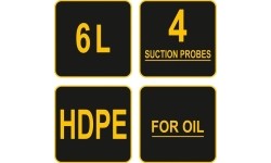 Vacuum oil manual extractor 6l