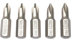 Antgalis PHILLIPS 1/4" (6.3mm), 5vnt. - PH 2 x 25mm