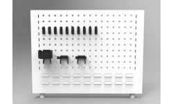 Handles kit for peg board panel 10pcs
