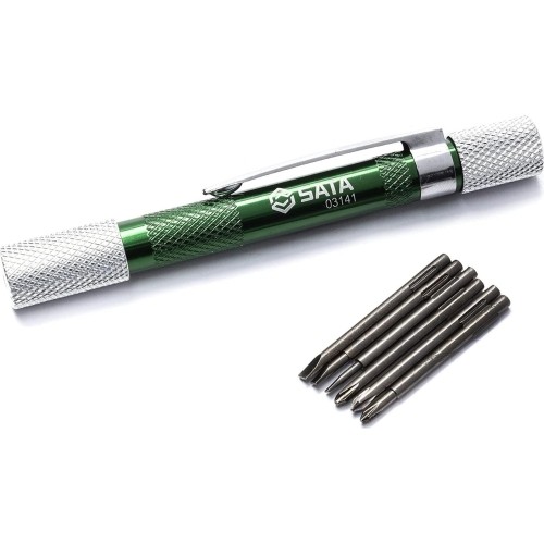 Mini scewdriver with interchagable tips (6pcs) (pl/PH)